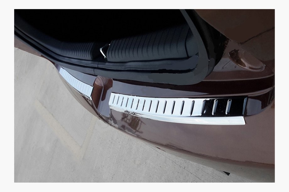 Hyundai I-20 2014–2020 Nerezové lišty na zadný nárazník OmsaLine 2014-2018 (2 diely, nehrdzavejúca oceľ) Image