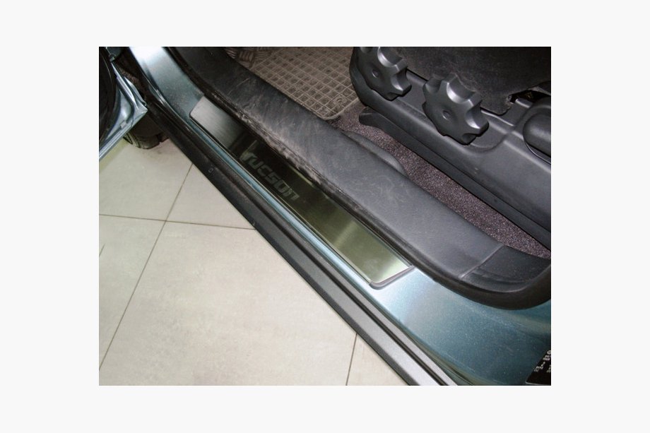 Hyundai Tucson JM 2004– Nerezové prahové lišty Nataniko (4 ks) Image