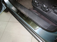 Hyundai Tucson JM 2004– Nerezové prahové lišty Nataniko (4 ks) fotografia 1