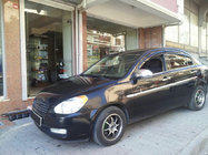 Hyundai Accent 2006–2010 Chrómové kryty kľučiek dverí (4 ks) OmsaLine – talianska nehrdzavejúca oceľ fotografia 4