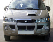 Hyundai H200, H1, Starex 1998–2007 Stredový lip spoiler predného nárazníka (na lakovanie) fotografia 1