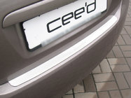 Kia Ceed 2007–2012 Nataniko ochranná lišta zadného nárazníka (HB, nerez) fotografia 1