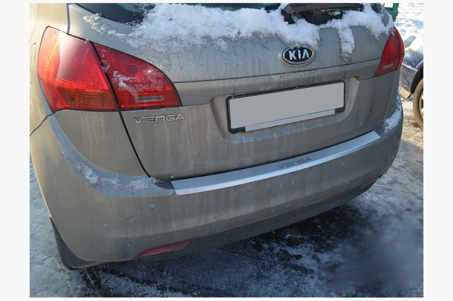 Kia Venga 2010–2019 Nerezový kryt zadného nárazníka s ohybom Natanika Image