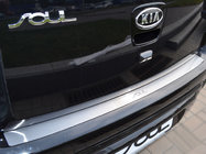 Kia Soul I 2008–2013 Natanika nerezový kryt zadného nárazníka fotografia 1