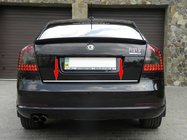 Skoda Octavia II A5 2006–2010 Nerezová lišta hrany kufra fotografia 1
