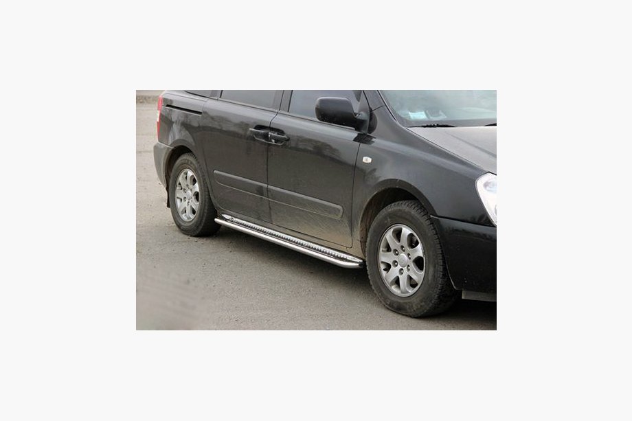 Kia Carnival 2002–2013 Bočné nášľapy KB001 (nerez) Image