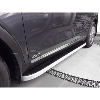 Bočné prahy Tayga Grey (2 ks, hliník) Kia Sorento III UM 2014–2020 fotografia 4