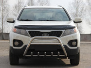 Kia Sorento II XM 2009–2014 Predný ochranný rám WT003 (nerez) fotografia 1