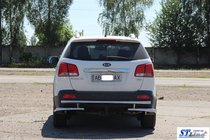 Kia Sorento II XM 2009–2014 Zadný ochranný oblúk AK003-2 (nerez) fotografia 6