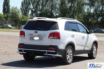 Kia Sorento II XM 2009–2014 Zadný ochranný oblúk AK003-2 (nerez) fotografia 7