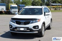 Kia Sorento II XM 2009–2014 Predný ochranný rám ST008 (2010-2013, nerez.) fotografia 2
