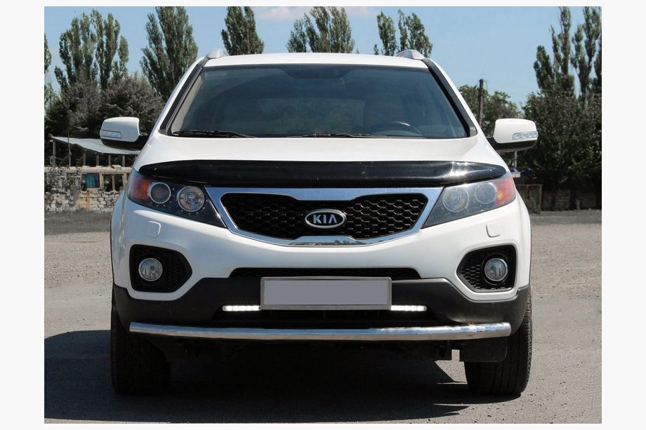 Kia Sorento II XM 2009–2014 Predný ochranný rám ST008 (2010-2013, nerez.) Image
