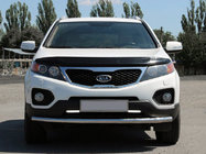 Kia Sorento II XM 2009–2014 Predný ochranný rám ST008 (2010-2013, nerez.) fotografia 1