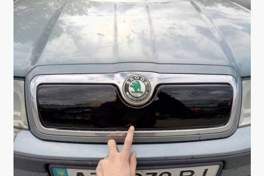 Skoda Octavia I Tour A4 1996–2010 Zimná clona chladiča (horná) lesklý Fotografia 5