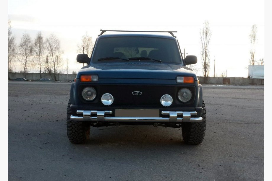Lada Niva a Urban 1977– Predný ochranný rám ST015 (nerez) Image