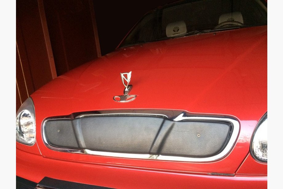 Daewoo Lanos 1998–2017 Zimná clona na masku chladiča (horná) Matná Image