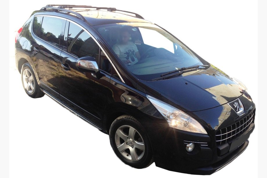 Peugeot 3008 2008–2016 Strešné lyžiny Skyport Black Image