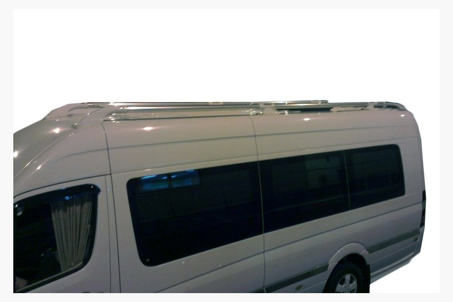 Mercedes Sprinter W906 2006–2018 Strešné lyžiny (originál, biele pätky) Image