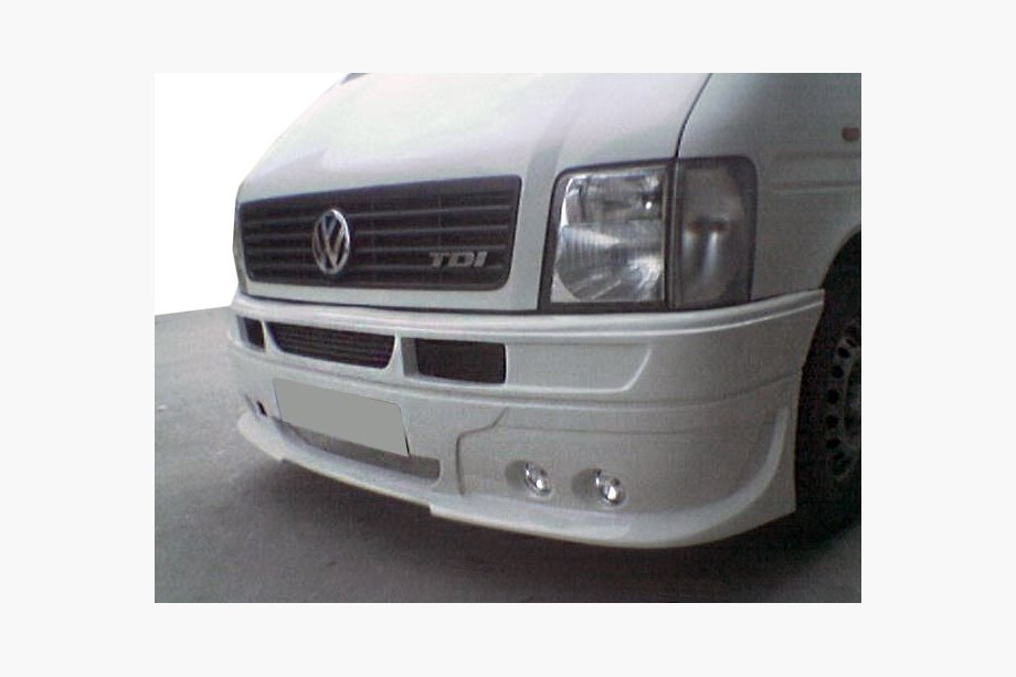 Volkswagen LT 1995–2006 Nástavec na predný nárazník pre 4 svetlomety (na lakovanie) Fotografia 2