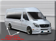 Mercedes Sprinter W906 2006–2018 Športové bočné prahy (na lakovanie) fotografia 3
