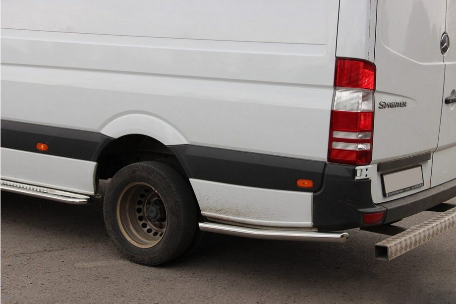 Volkswagen Crafter 2006–2016 Bočné rúrky za zadným kolesom (2 ks, nerez) Image