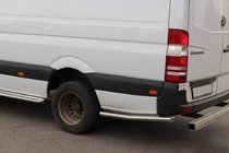Volkswagen Crafter 2006–2016 Bočné rúrky za zadným kolesom (2 ks, nerez) fotografia 1