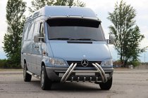 Mercedes Sprinter W901/902/903/904/905 1995–2006 Predný ochranný rám (bullbar) Kelebek WT011 (nerez) fotografia 1