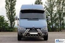 Mercedes Sprinter W901/902/903/904/905 1995–2006 Predný ochranný rám (bullbar) Kelebek WT011 (nerez) fotografia 2