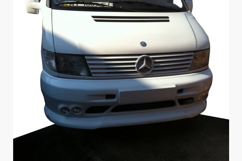 Mercedes Vito W638 1996–2003 Nástavec na predný nárazník pre 4 hmlovky (na lakovanie) Image