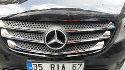 Mercedes Vito/V-trieda W447 2014– Lišty na prednú masku 2014-2020 (5 ks, nerez) fotografia 9