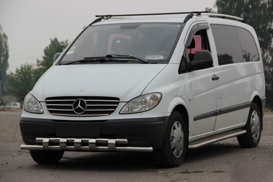 Mercedes Viano 2004–2014 Predný ochranný rám Shark ST015 (nerez) Image