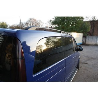 Čierne strešné lyžiny ELITE (plastová pätka) Mercedes Viano 2004–2014 fotografia 2