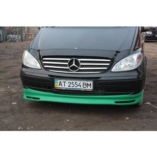 Predný nárazníkový lip Brabos Style (na lakovanie) Mercedes Viano 2004–2014 fotografia 3