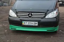 Mercedes Viano 2004–2014 Predný nárazníkový lip Brabos Style (na lakovanie) fotografia 3