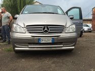 Mercedes Viano 2004–2014 Predný ochranný rám ST014 (nerez) 60/42 mm fotografia 7