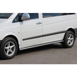 Bočné nerezové rúrky BB001 (2 ks) Mercedes Viano 2004–2014 fotografia 1
