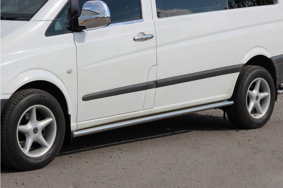 Mercedes Viano 2004–2014 Bočné nerezové rúrky BB001 (2 ks) Image