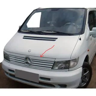 Lišta na mriežku (plast) Mercedes Vito W638 1996–2003 fotografia 1