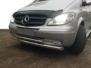 Mercedes Viano 2004–2014 Predný ochranný rám ST014 (nerez) 60/42 mm fotografia 5