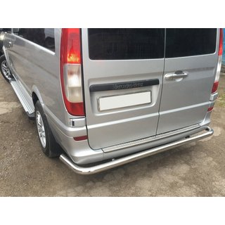 Zadný ochranný rám AK005 (nerez) Mercedes Viano 2004–2014 fotografia 1