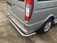 Mercedes Viano 2004–2014 Zadný ochranný rám AK005 (nerez) fotografia 2