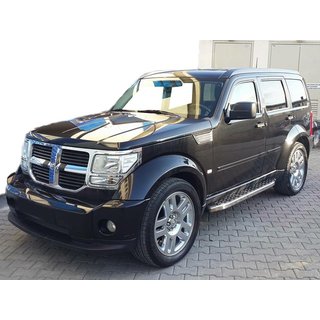 Bočné nášľapy BlackLine (2 ks, hliník) Dodge Nitro 2006–2011