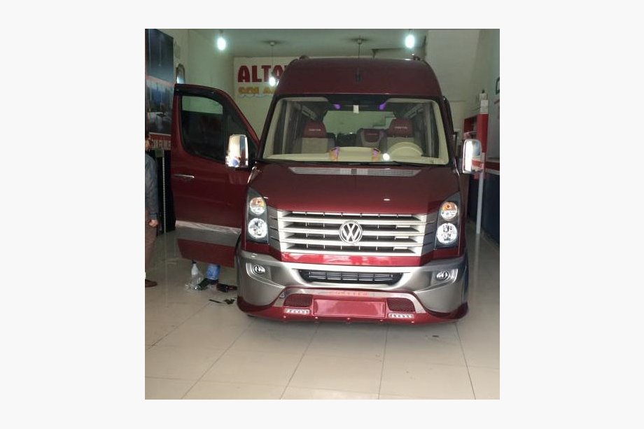 Volkswagen Crafter 2006–2016 Spojlerová lišta predného nárazníka 2012↗ (Sport-3, na lakovanie) Fotografia 5
