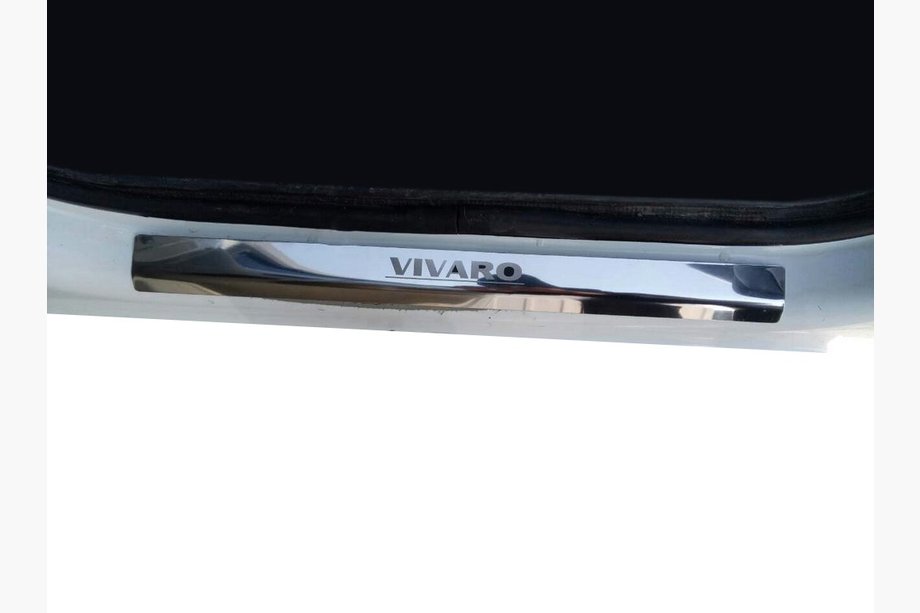 Opel Vivaro 2001–2015 Nerezové kryty prahov dverí Laser-style (2 ks, oceľ) Image