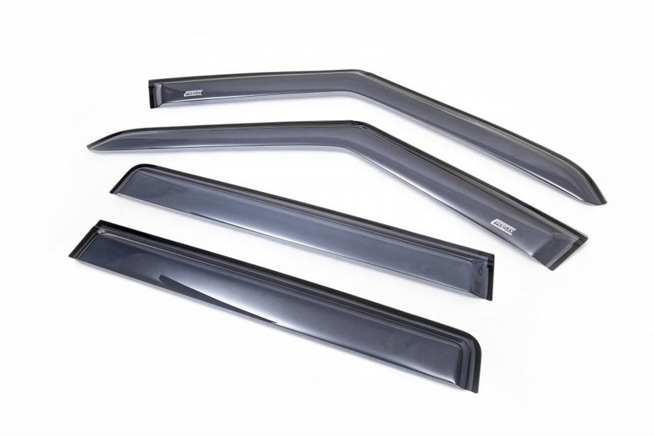 Land Rover Discovery III 2004–2009 Okenné veterné deflektory (4 ks, Niken) Image