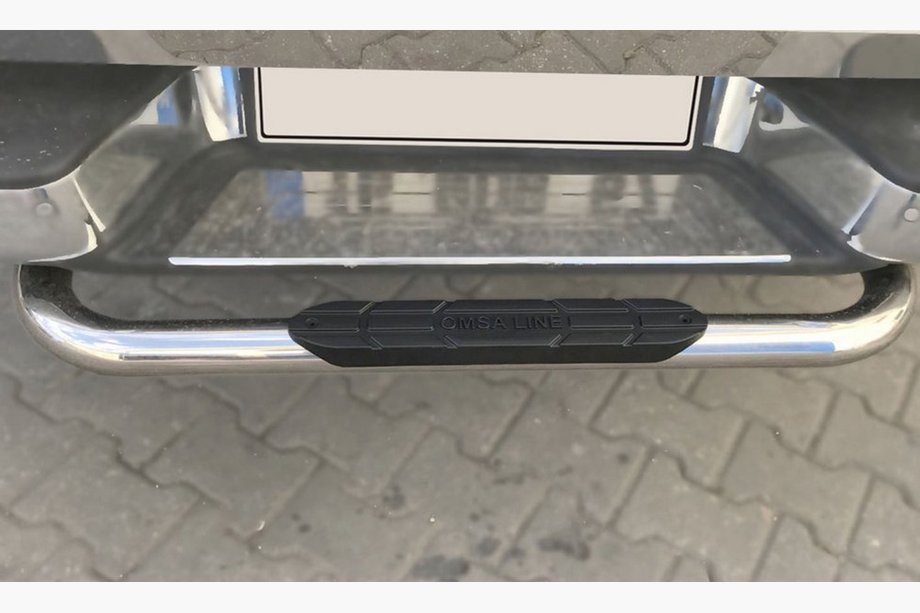 Mercedes X class 2017–2020 Zadný ochranný rám Omsa (nerez) 70 mm Image