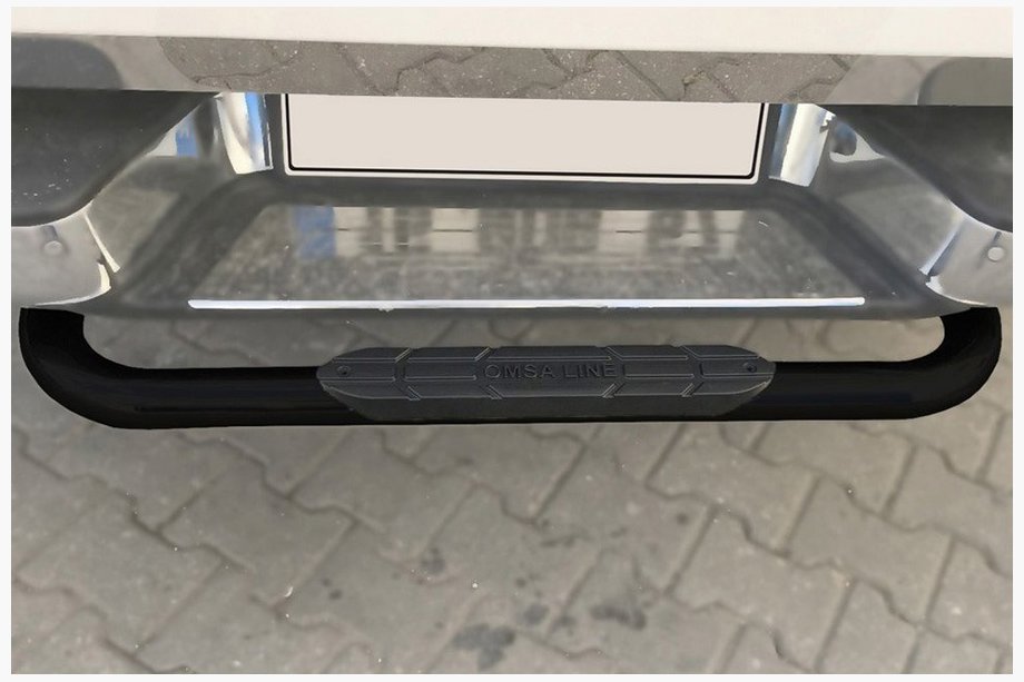 Mercedes X class 2017–2020 Zadný ochranný oblúk Omsa (čierny, 76 mm) Image