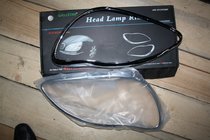 Mercedes S-class W220 1998–2005 Chrómové kryty svetlometov (2 ks, plast) fotografia 1