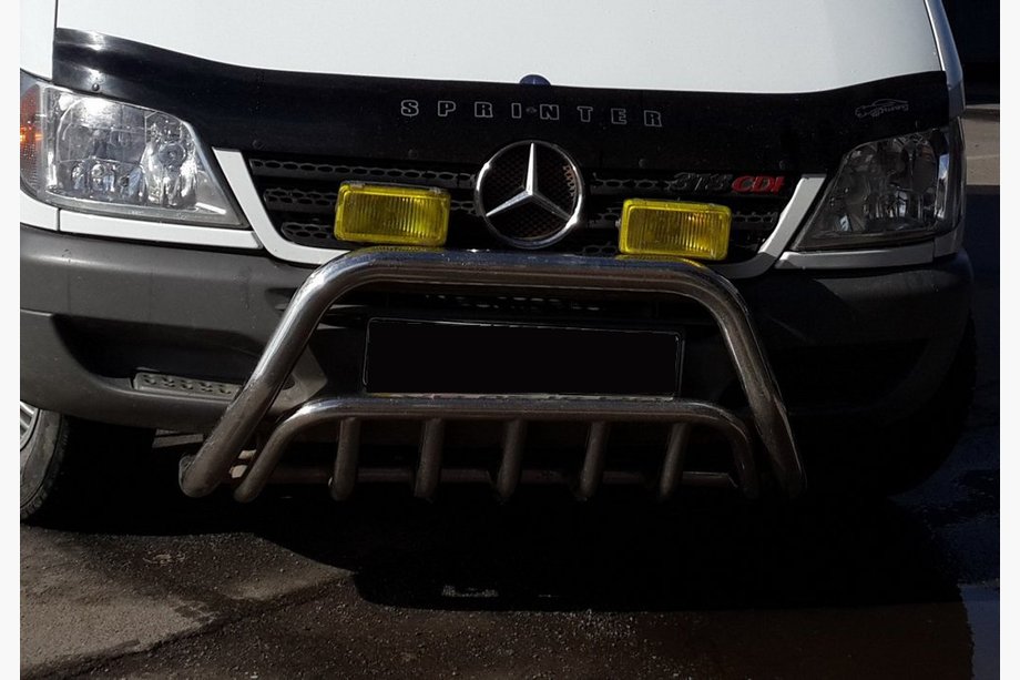 Mercedes Sprinter W901/902/903/904/905 1995–2006 Predný ochranný rám WT002 (nerez) Image
