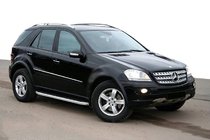 Mercedes ML W164 2005–2011 Bočné nášľapy Fullmond (2 ks, hliník) fotografia 3